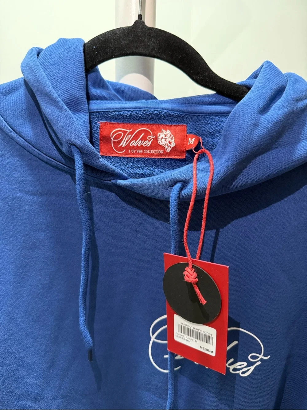 Darc Sport Blue Hoodie with Red Tag - Size Medium
